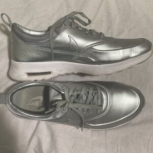 Silver Nike Sneakers Size 9